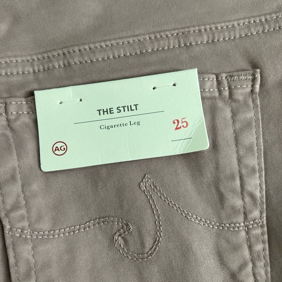 ag adriano goldschmied The LeggingSkinny Ankle Stretch Jeans Waxed Blush Size 25 - Picture 3 of 5